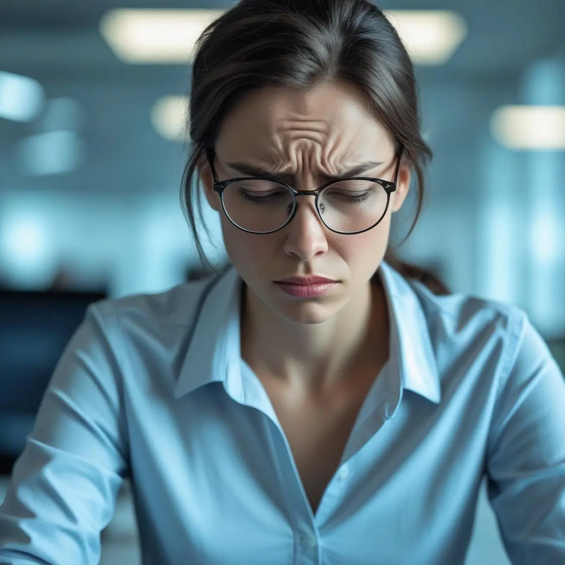 壓力大科技業女性工程師獨照